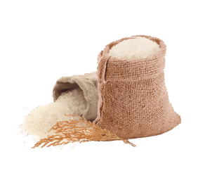 White Rice Bags