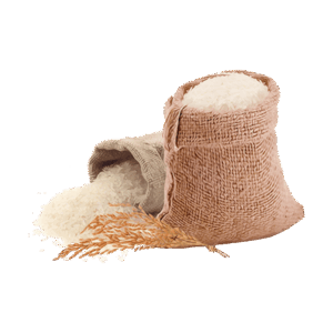 White Rice Bags